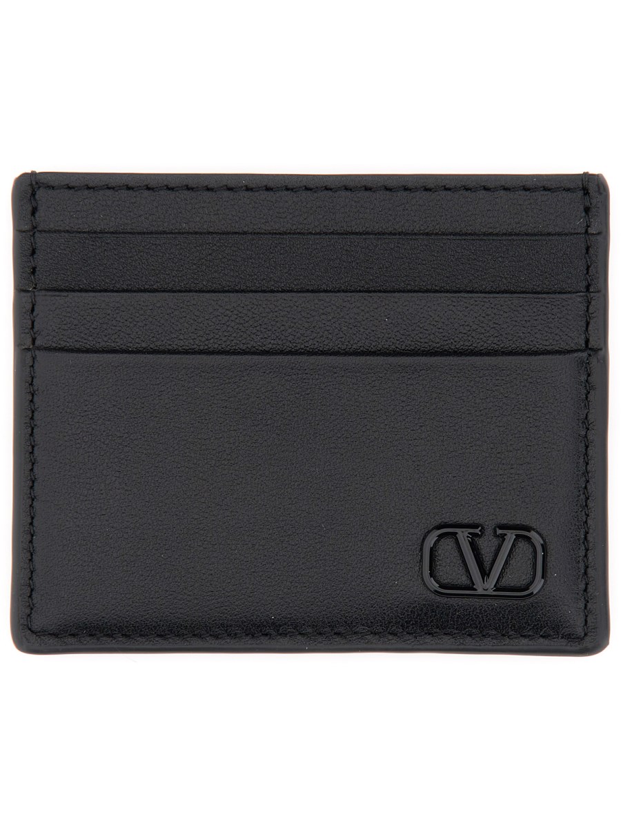 PORTACARTE VLOGO SIGNATURE IN VITELLO