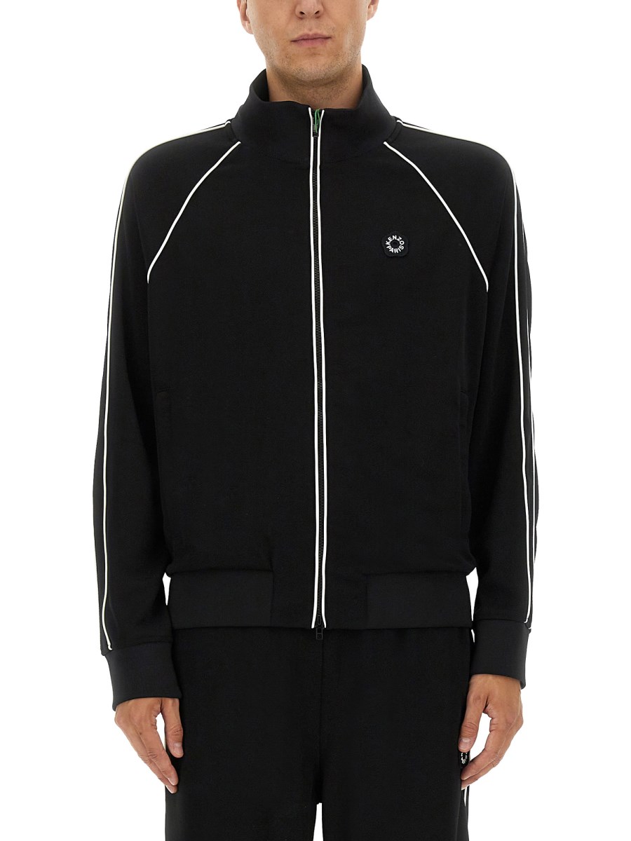 FELPA TRACK CON ZIP