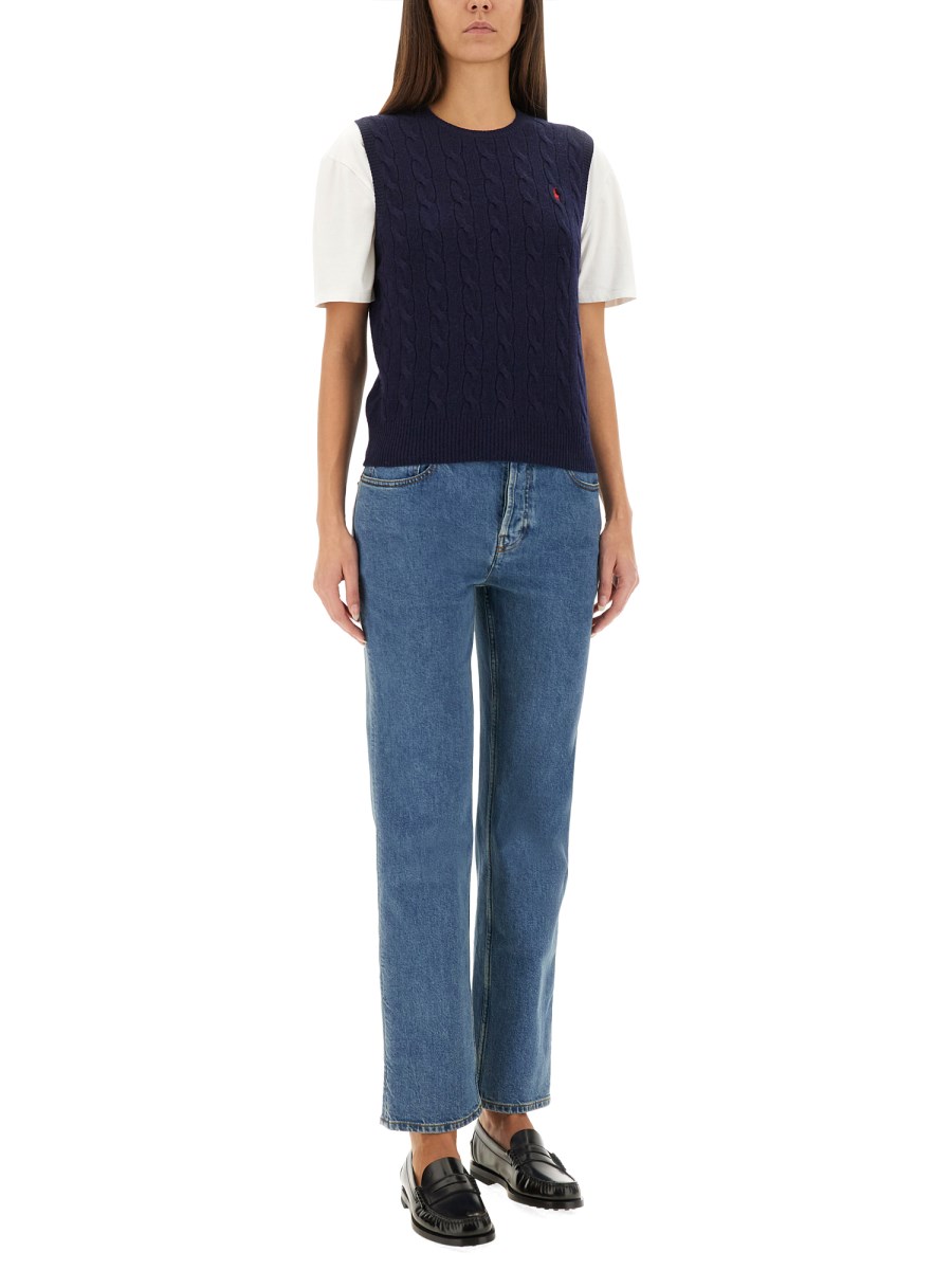 GILET A TRECCE