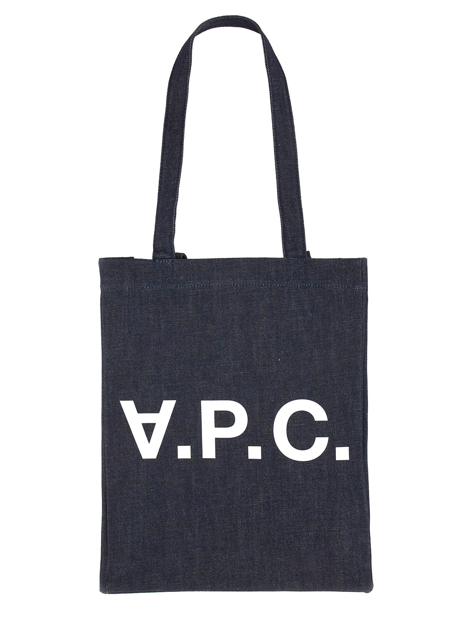 Apc A. P.c. Denim Tote Bag In Blue