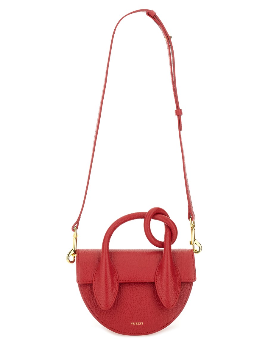 BORSA PRETZEL IN PELLE