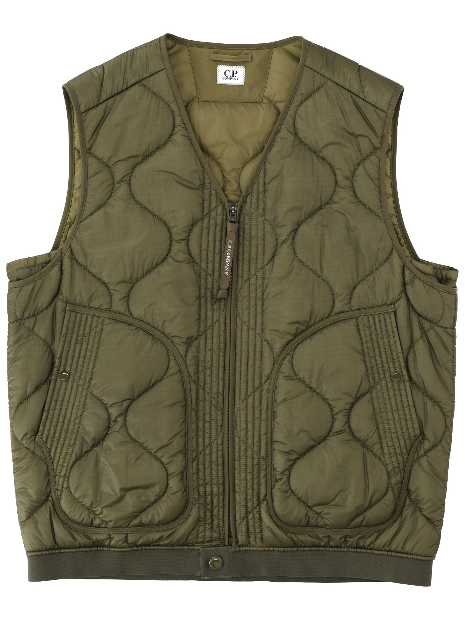 C.p. Company C. P. Company Padded Vest In Green