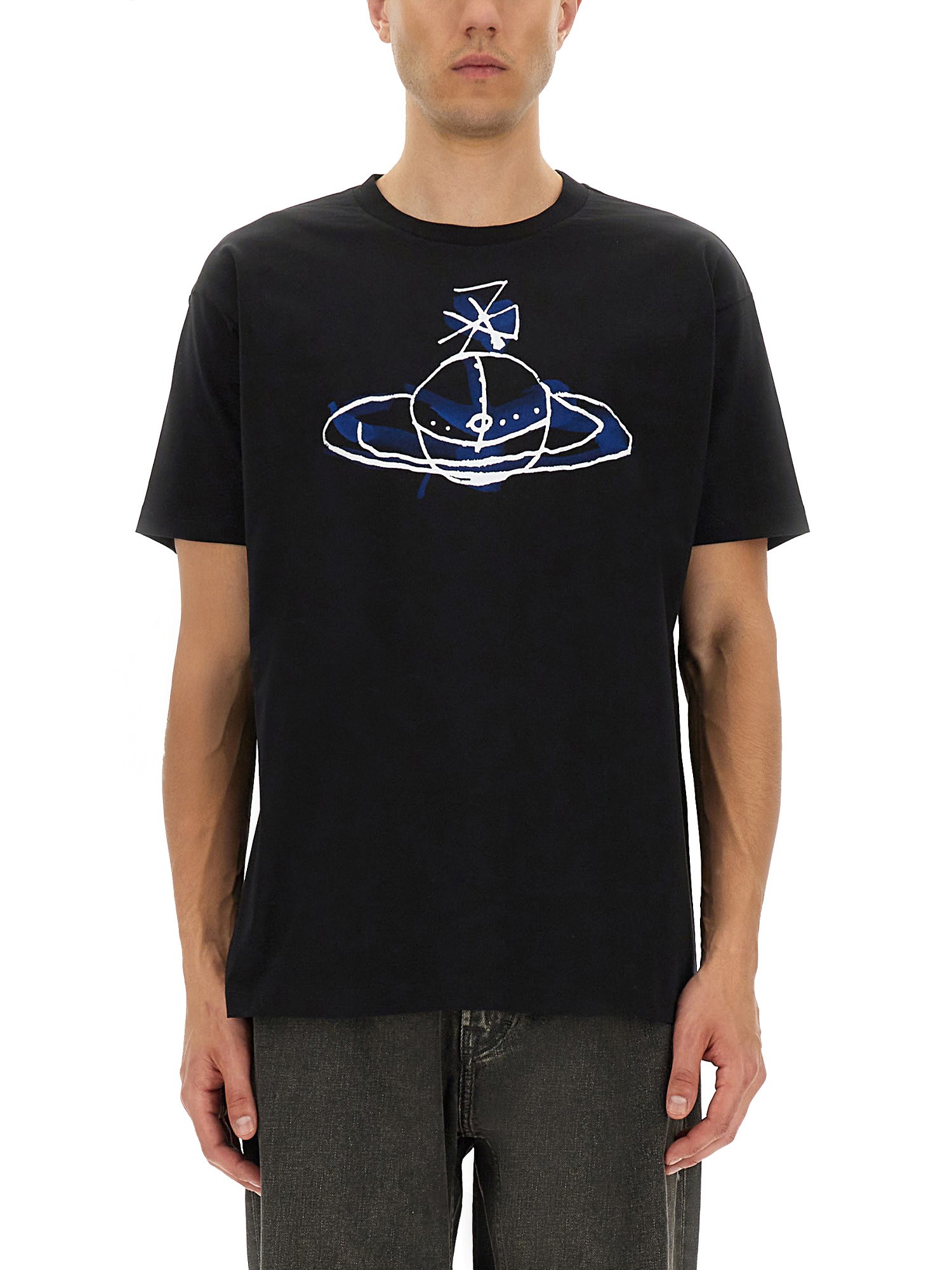 Vivienne westwood orb print t-shirt - vivienne westwood - Modalova