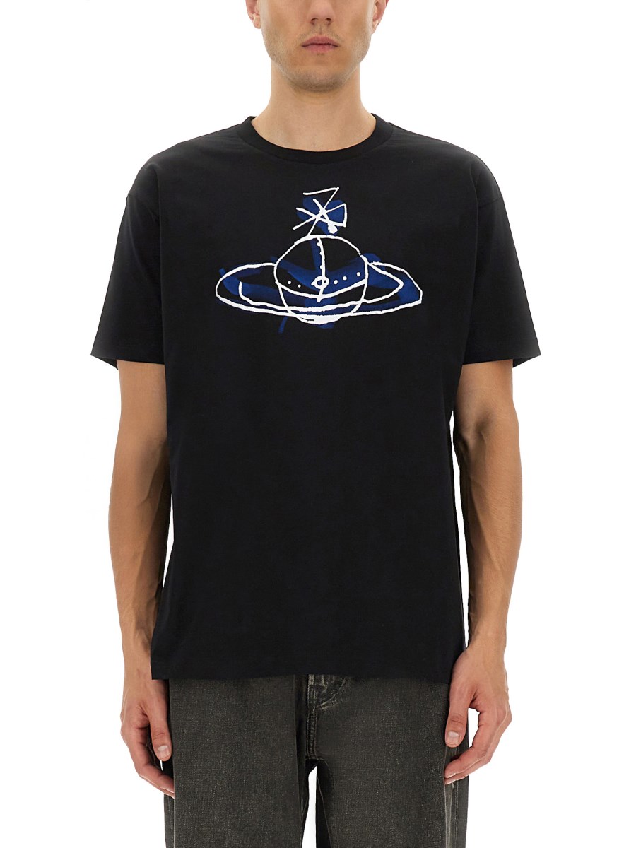 T-SHIRT CON STAMPA ORB