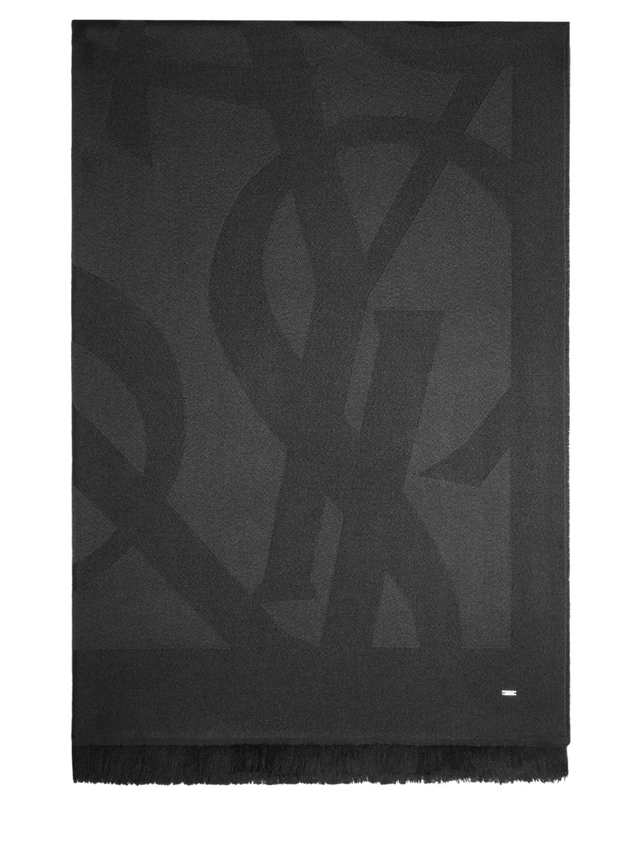 SCIARPA MONOGRAM IN JACQUARD DI LANA