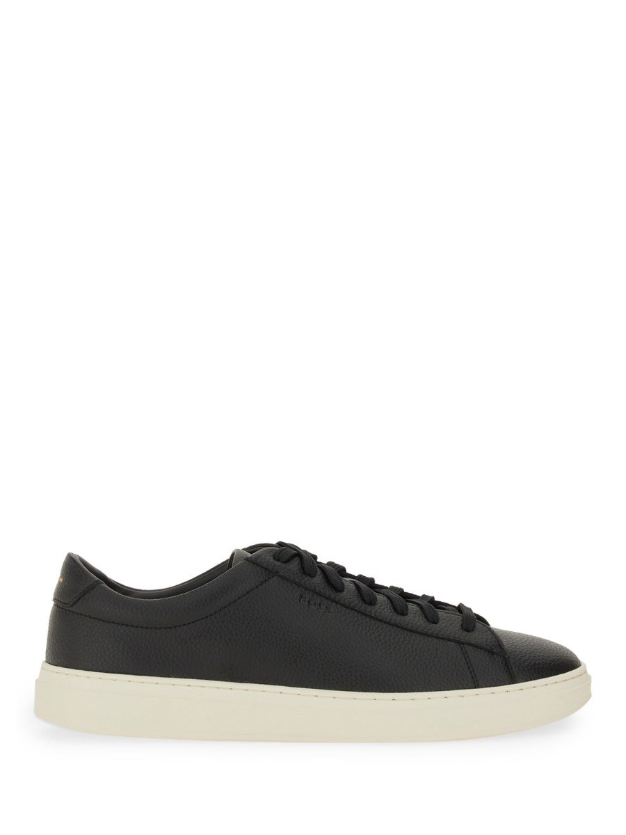 SNEAKER IN PELLE MARTELLATA