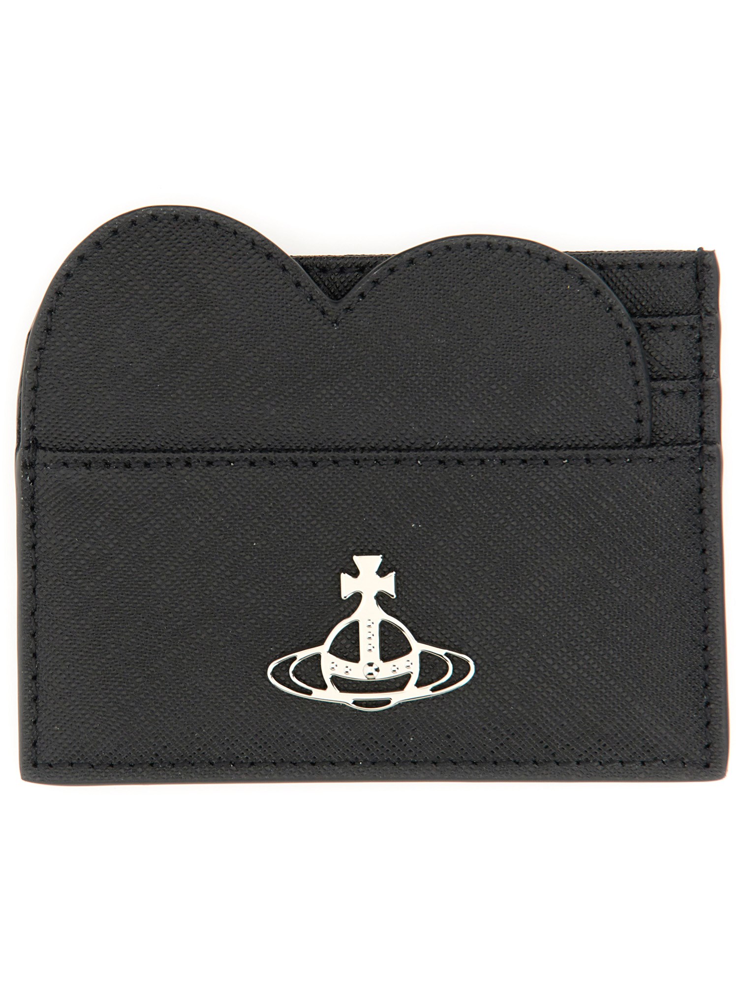 Vivienne Westwood Card Holder "heart" In Black