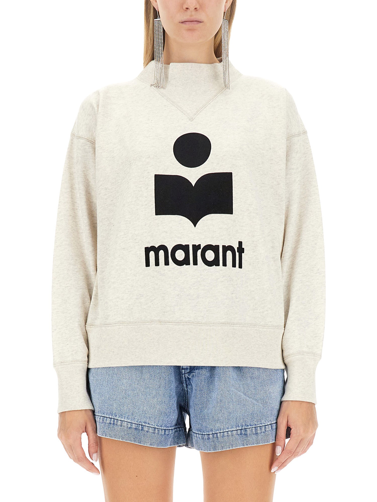 Isabel Marant Étoile Isabel Marant Etoile Felpa Moby In Neutral