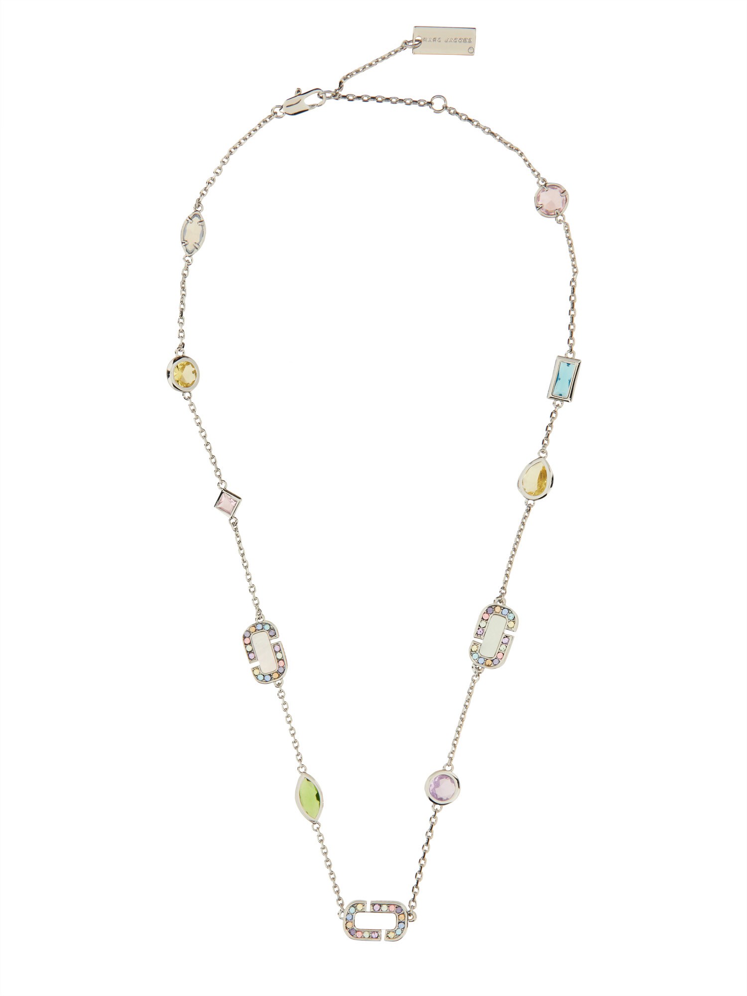 Marc Jacobs "j Marc Luxe Gem Station" Necklace In Gold