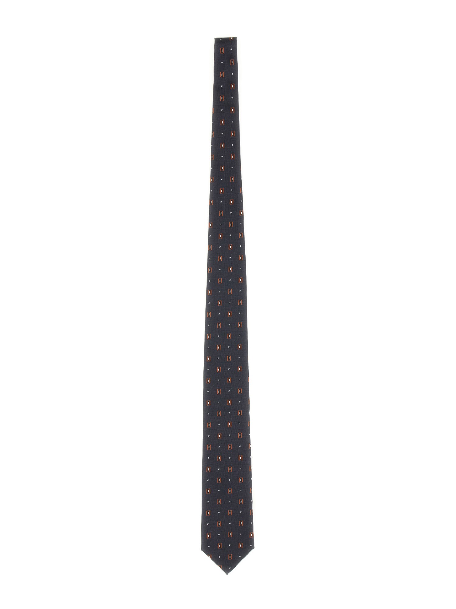 Hugo Boss Silk Tie In Blue