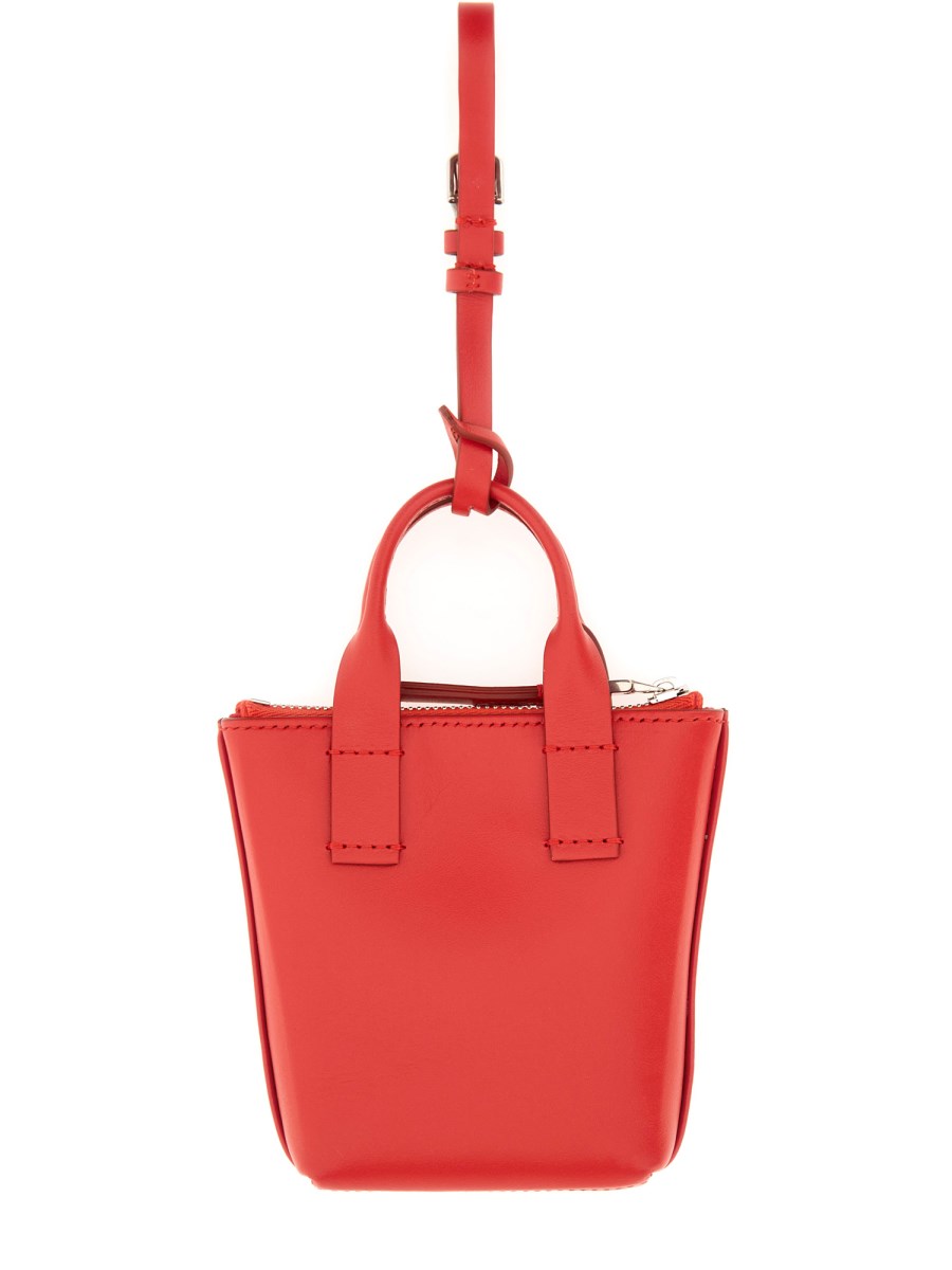 CHARM MINIBAG IN PELLE