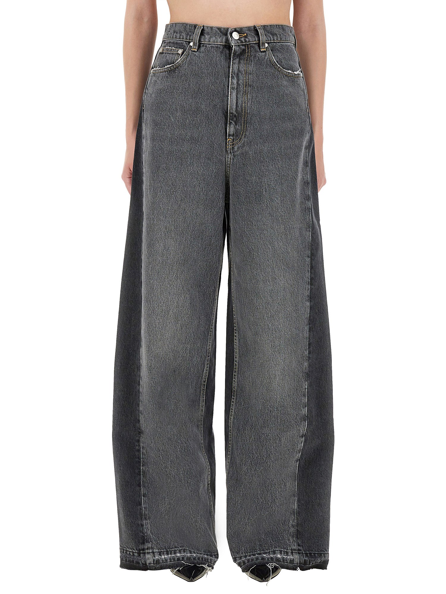 stella mccartney "wide leg" jeans