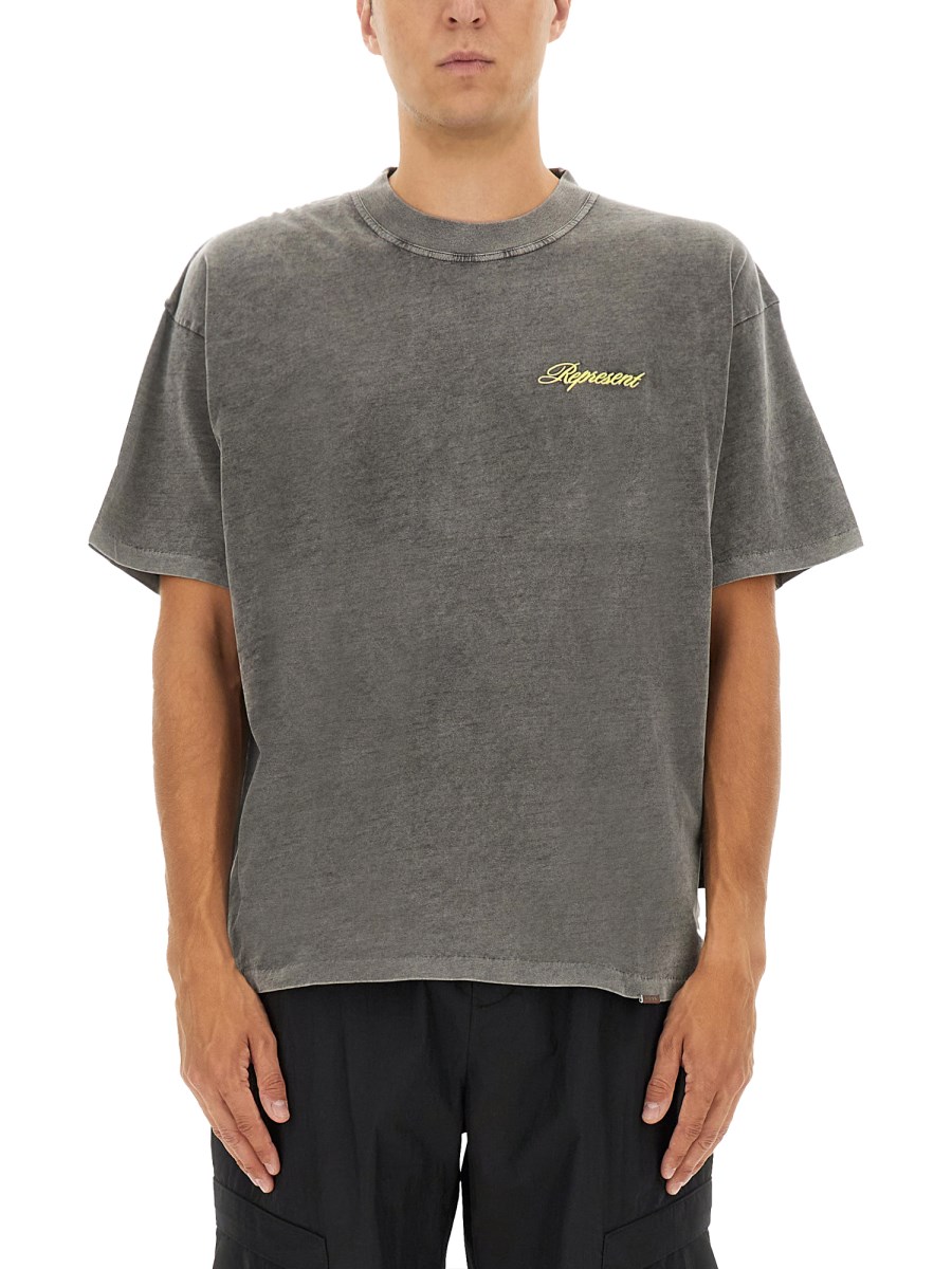 T-SHIRT CON LOGO SCRIPT