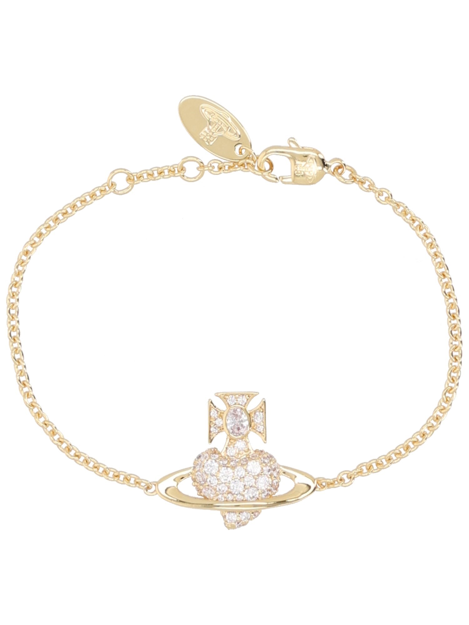 Vivienne Westwood Elegant Brass Bracelet In Gold