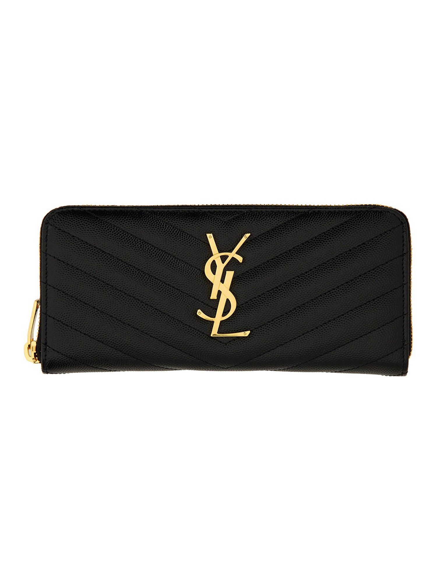 Saint Laurent Monogram Wallet In Black