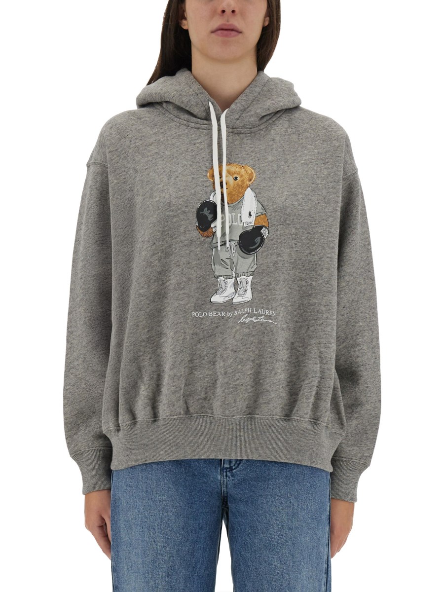 MAGLIA POLO BEAR CON CAPPUCCIO