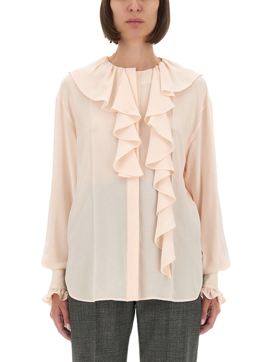 CAMICIA CON ROUCHES