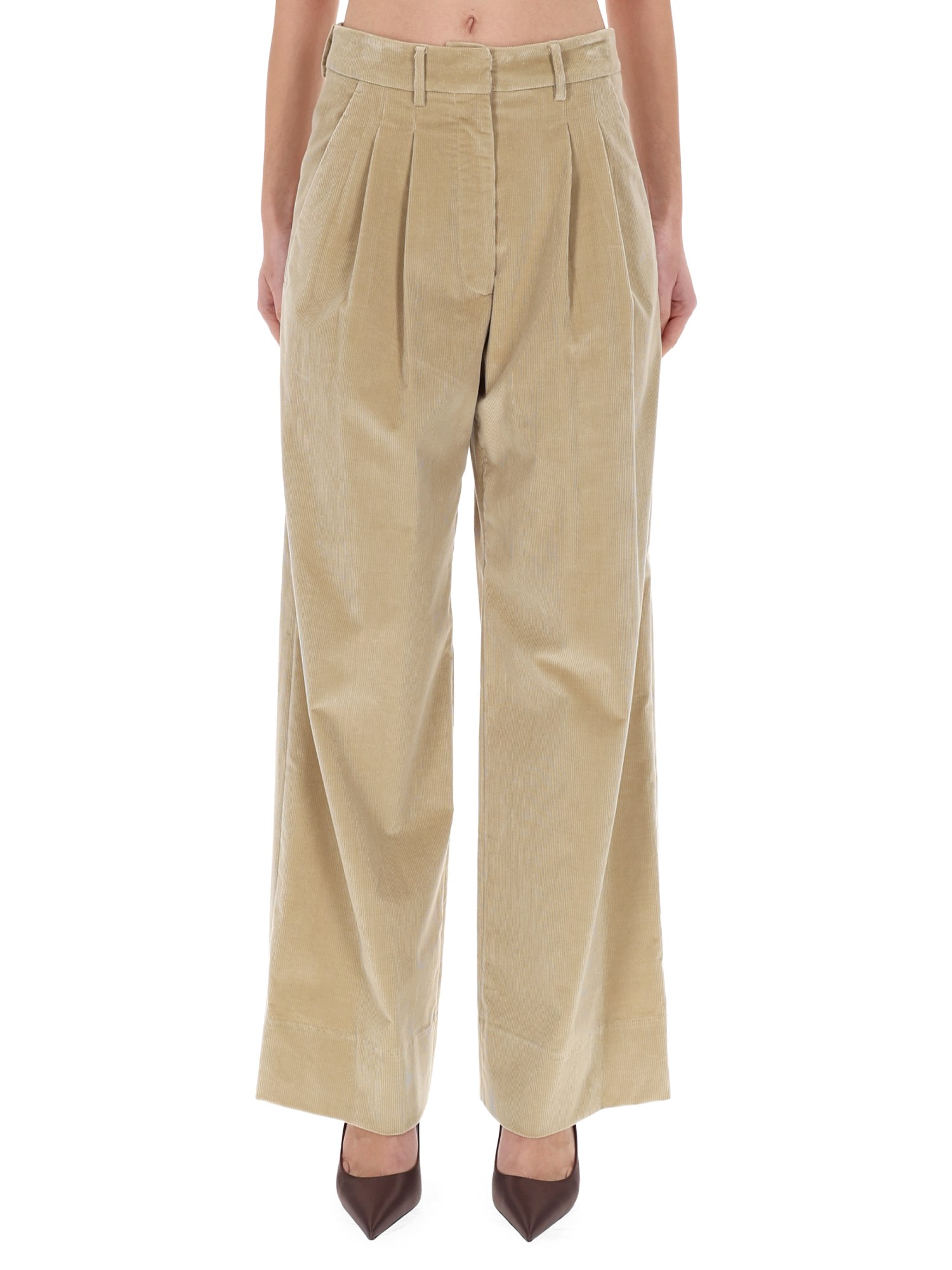 Pt Torino Pants "frankie" In Neutral