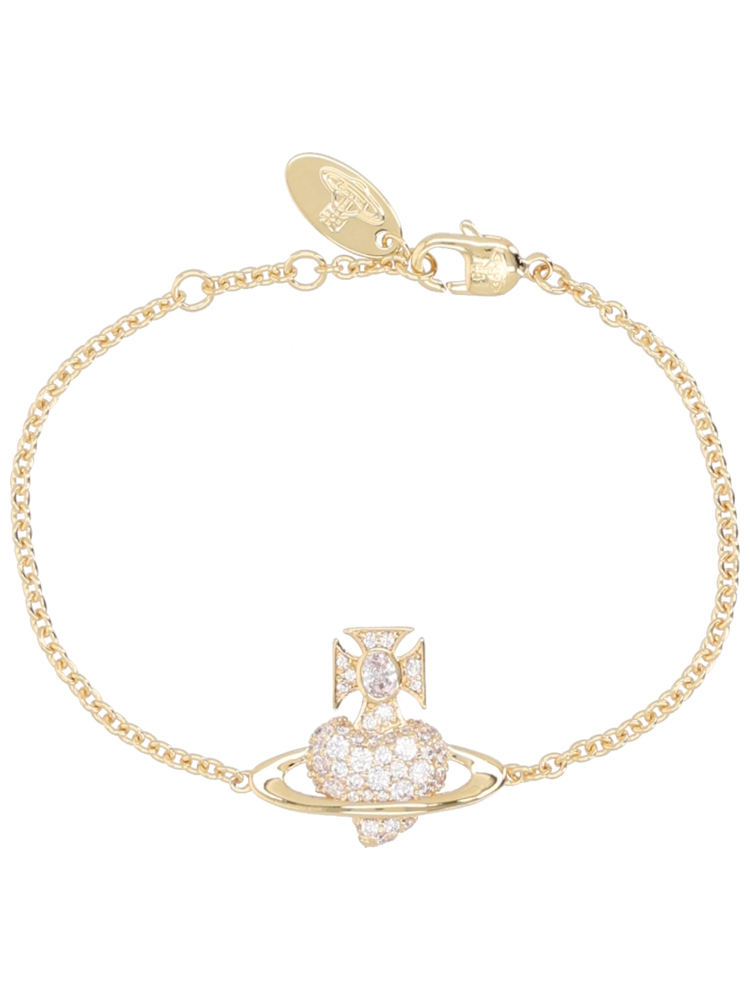 Vivienne Westwood Elegant Brass Bracelet In Gold