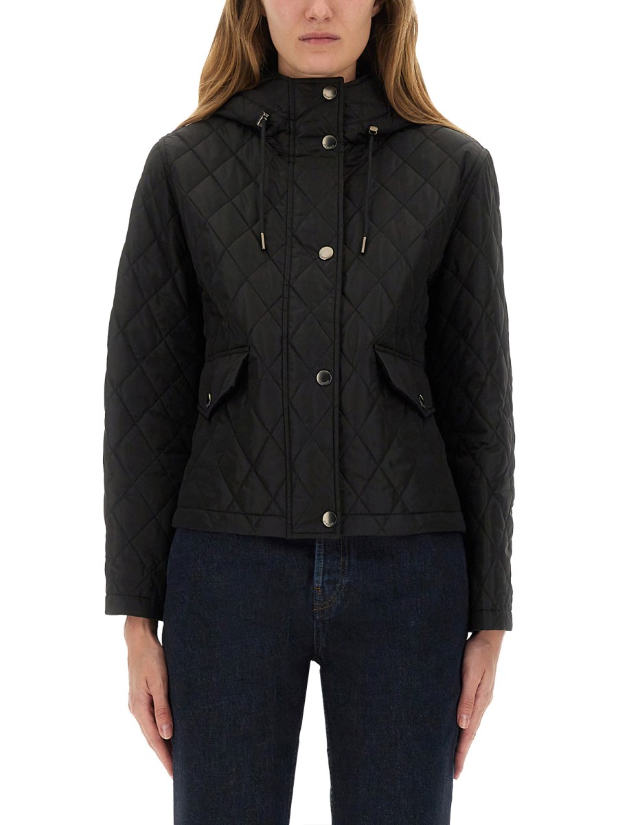 GIACCA CROPPED IN NYLON TRAPUNTATO