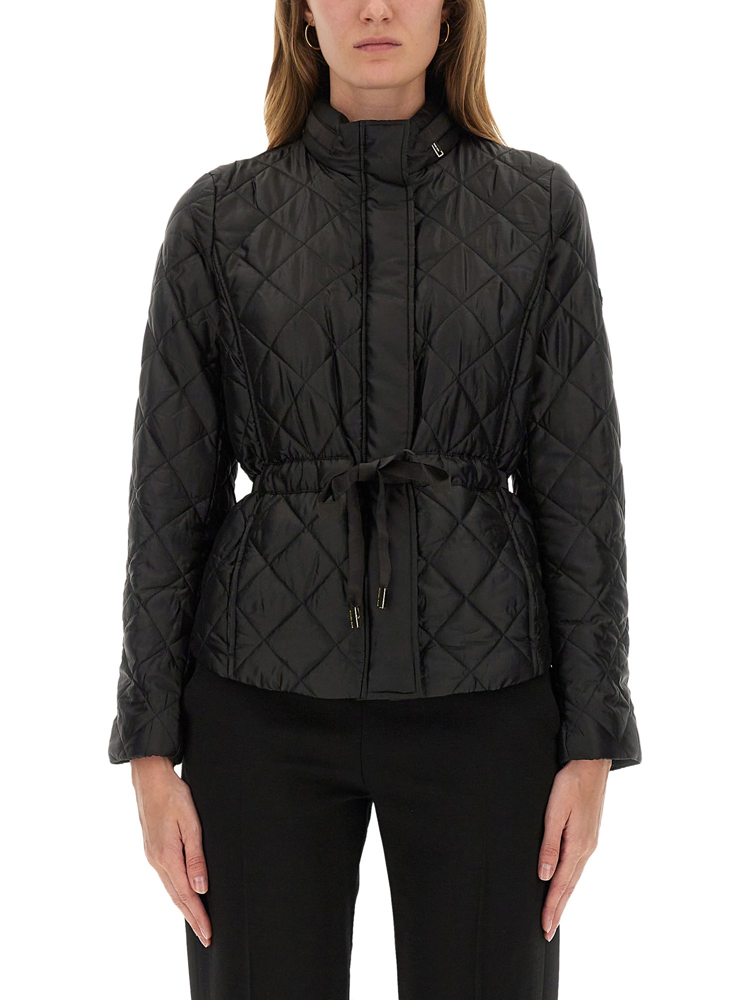 Michael Michael Kors Quilted Padded Jacket In Black