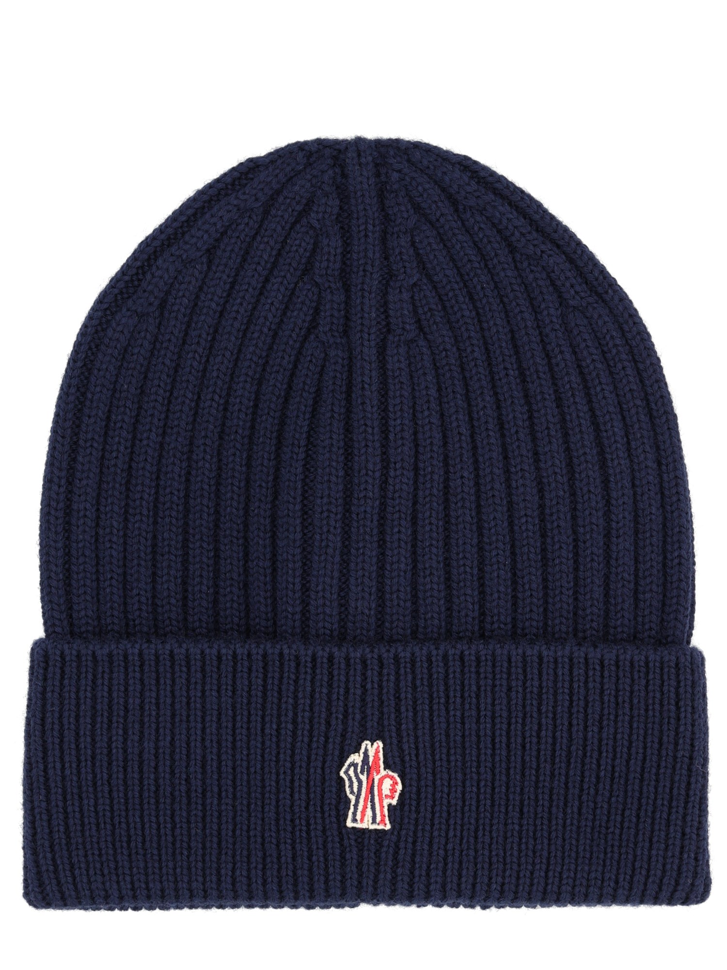 Moncler Wool Cap In Blue
