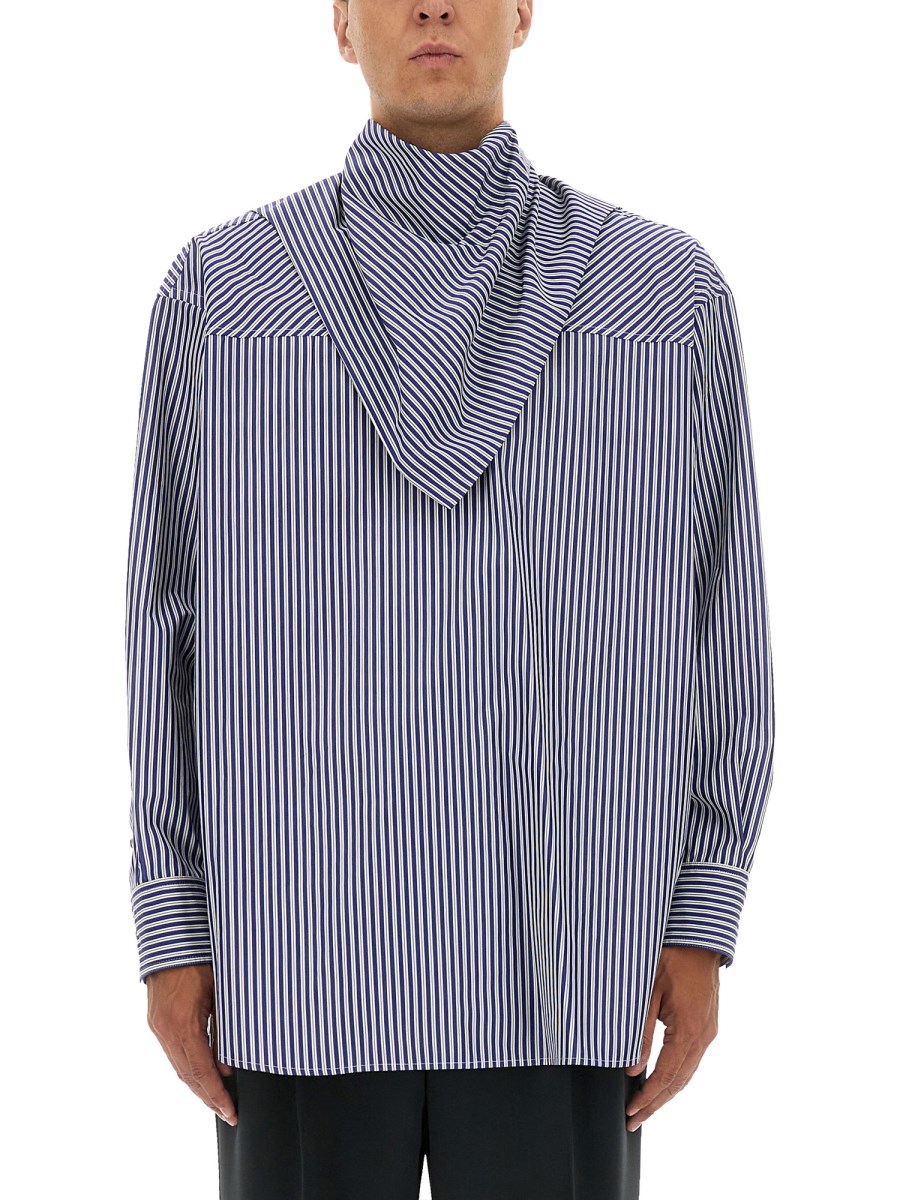 BLUSA BANDANA A RIGHE