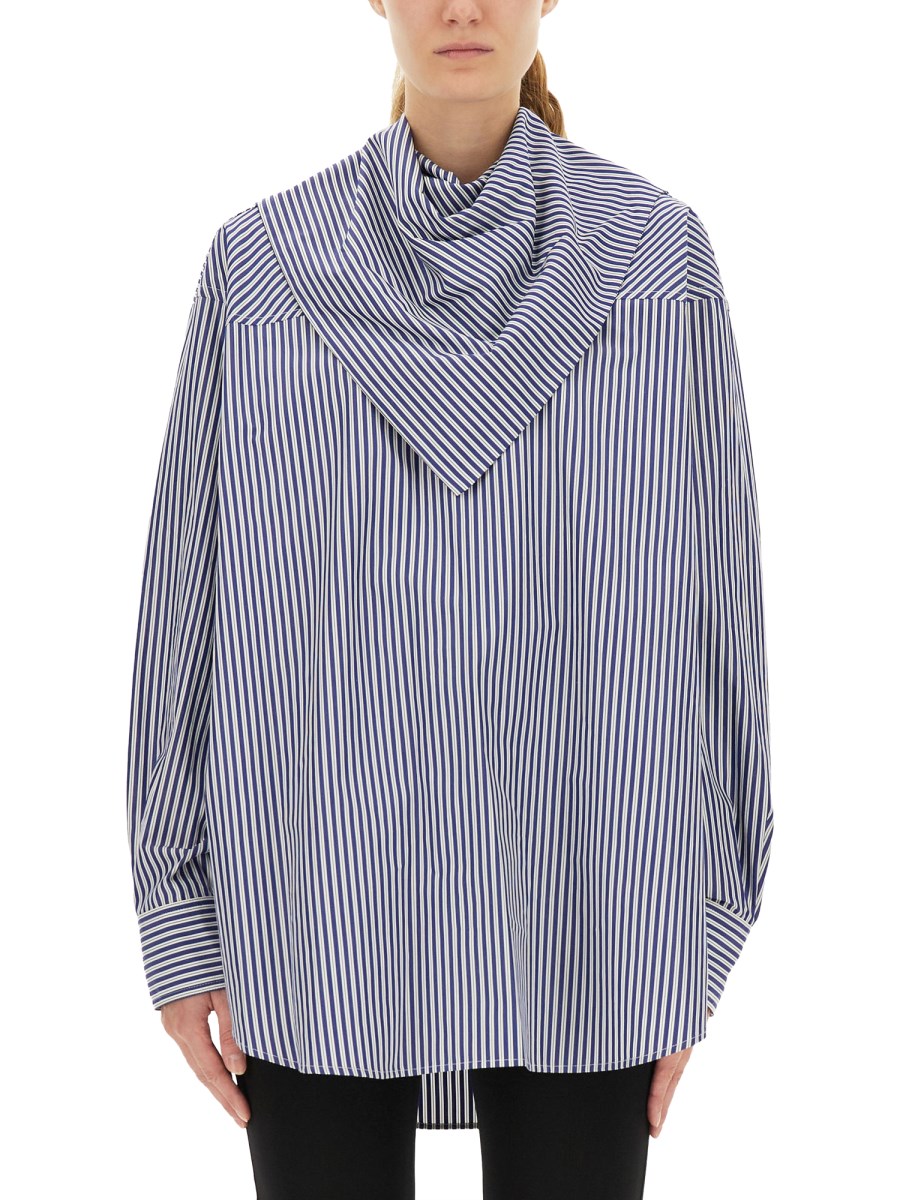 BLUSA BANDANA A RIGHE