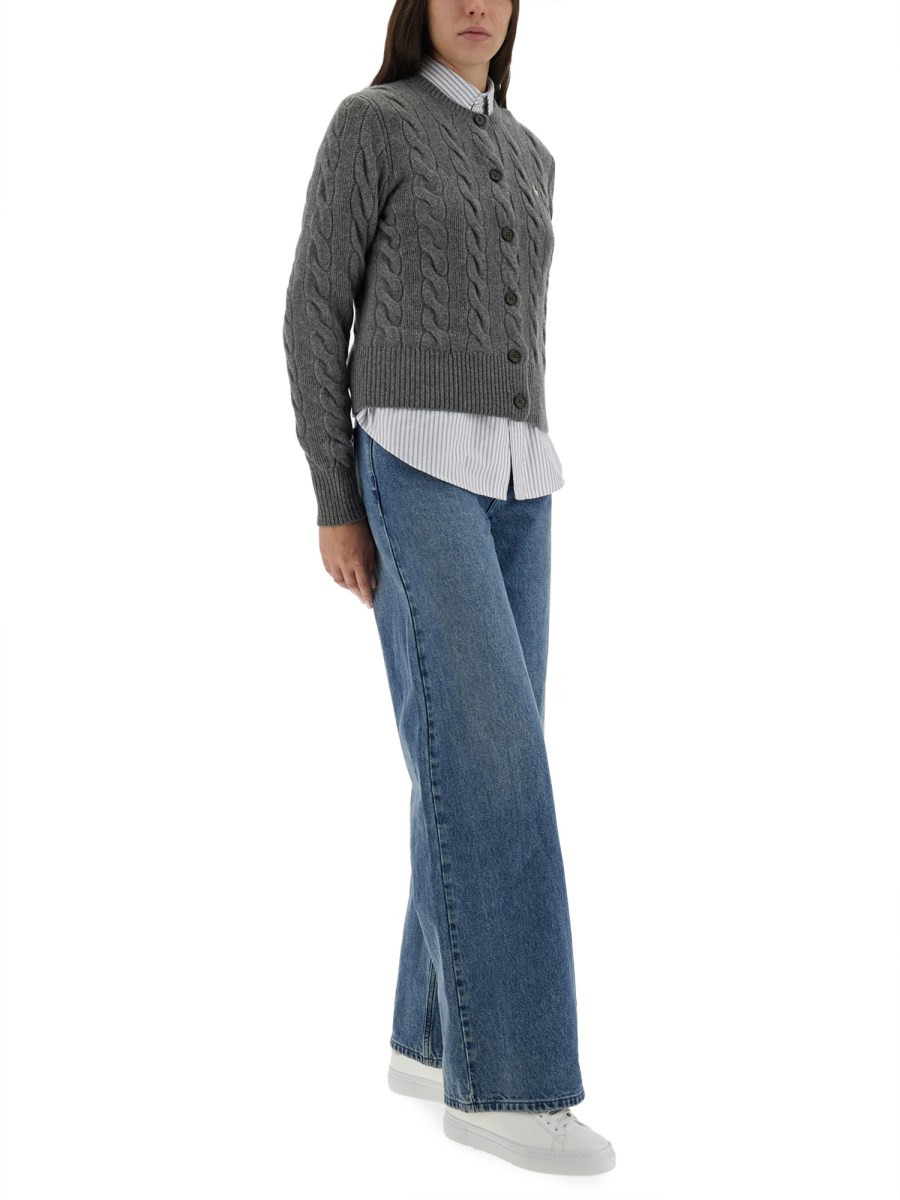 CARDIGAN A TRECCE 