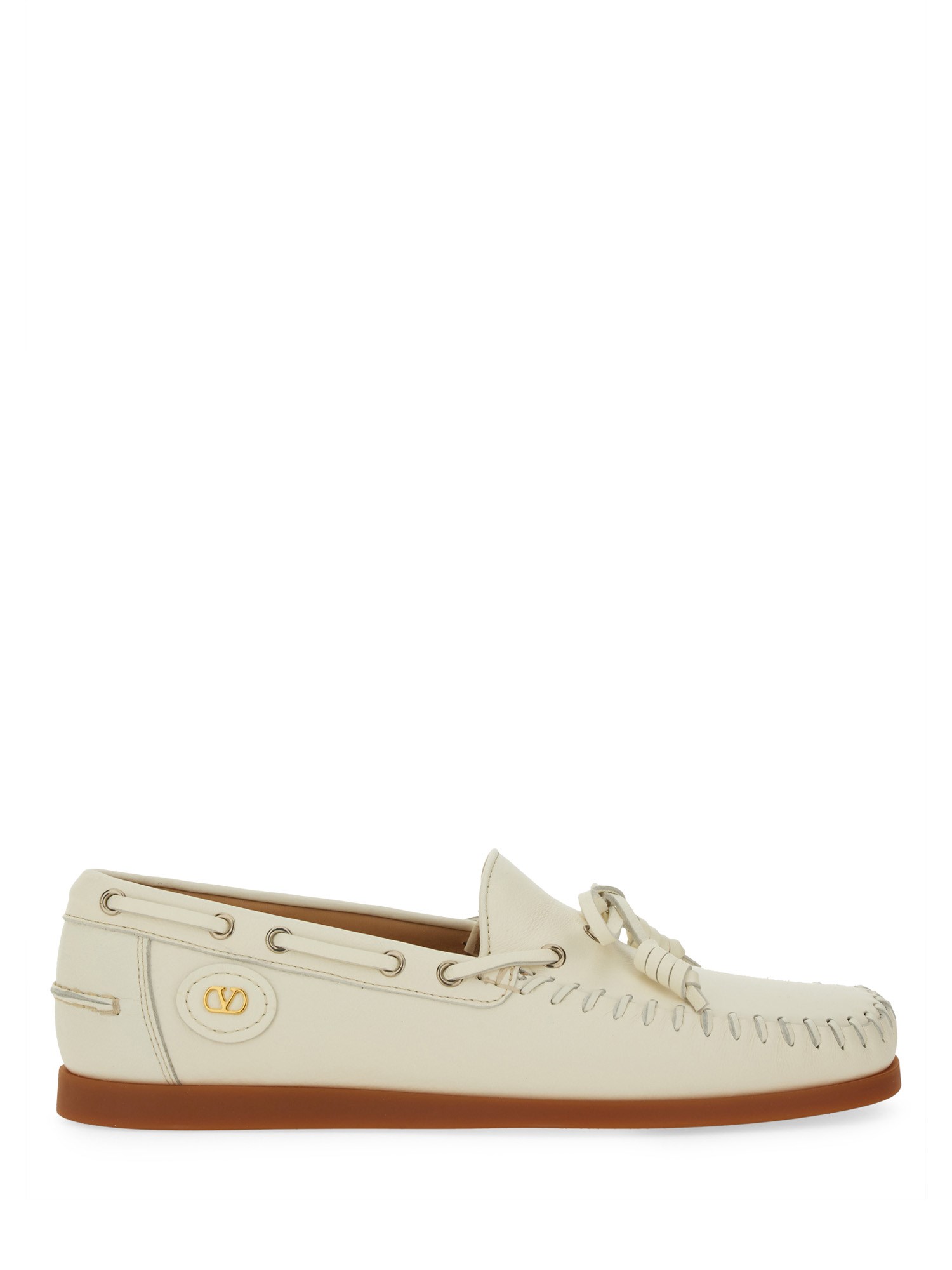 valentino garavani “palm avenue” boat moccasin