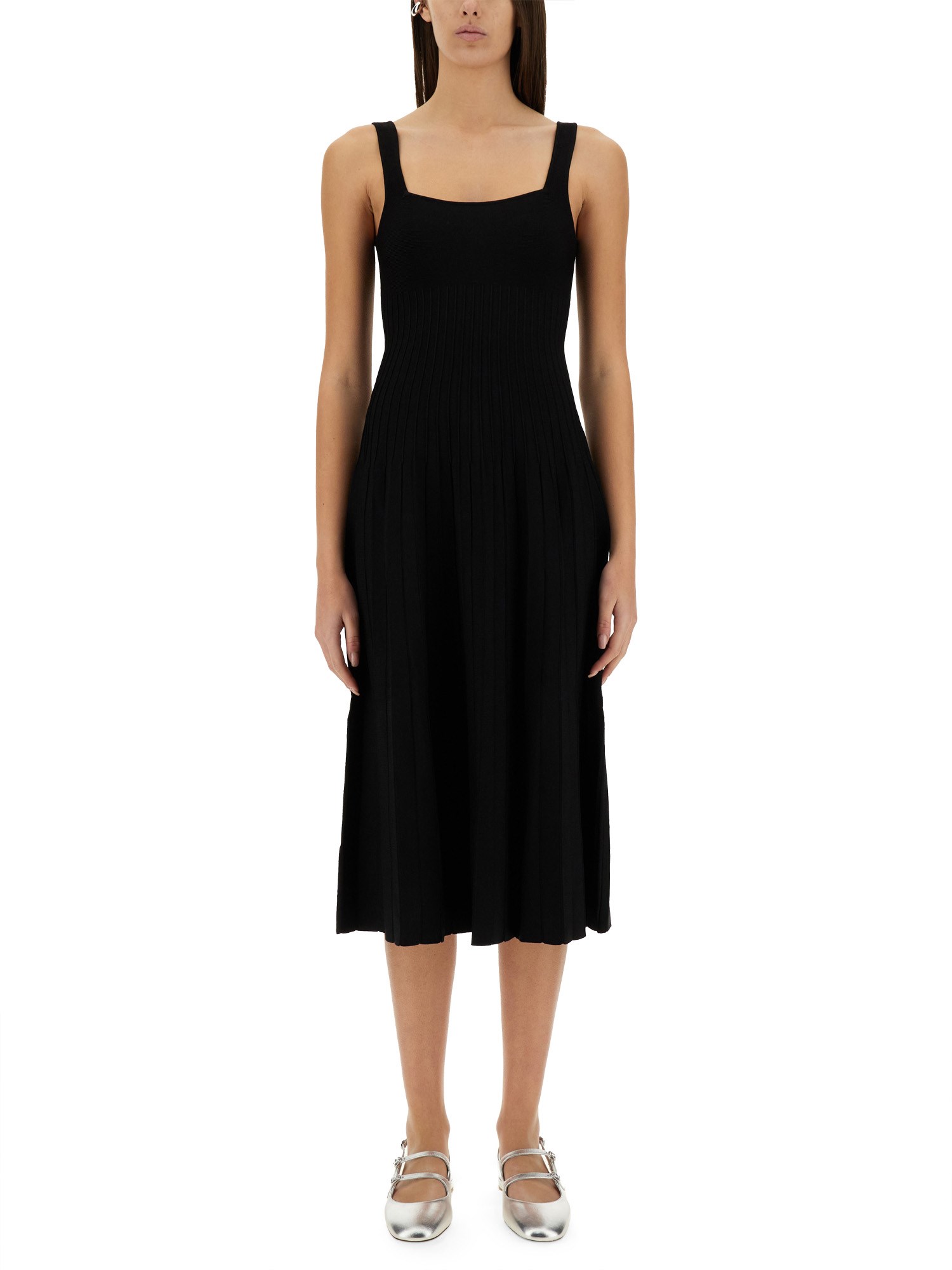 Staud "ellison" Dress In Black