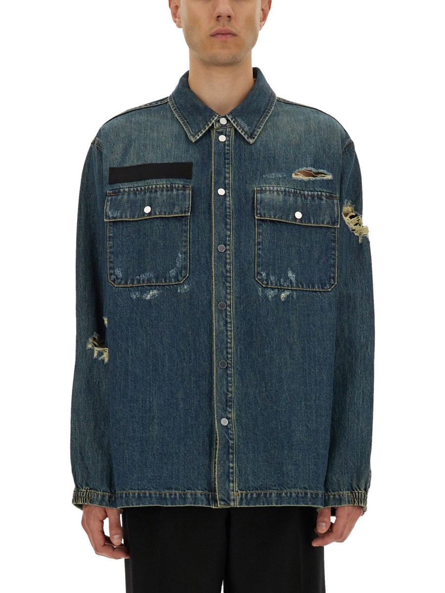 CAMICIA UNIFORM IN DENIM 