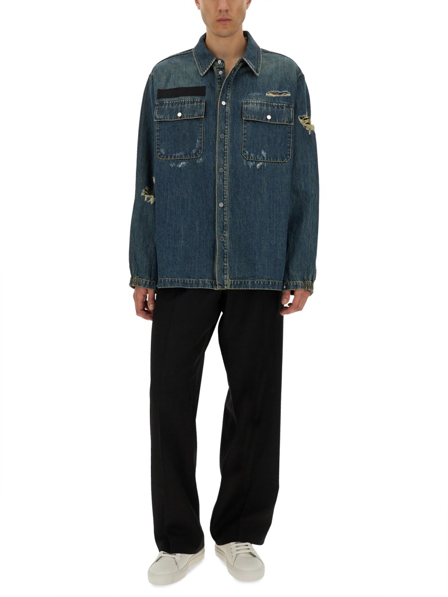 CAMICIA UNIFORM IN DENIM 
