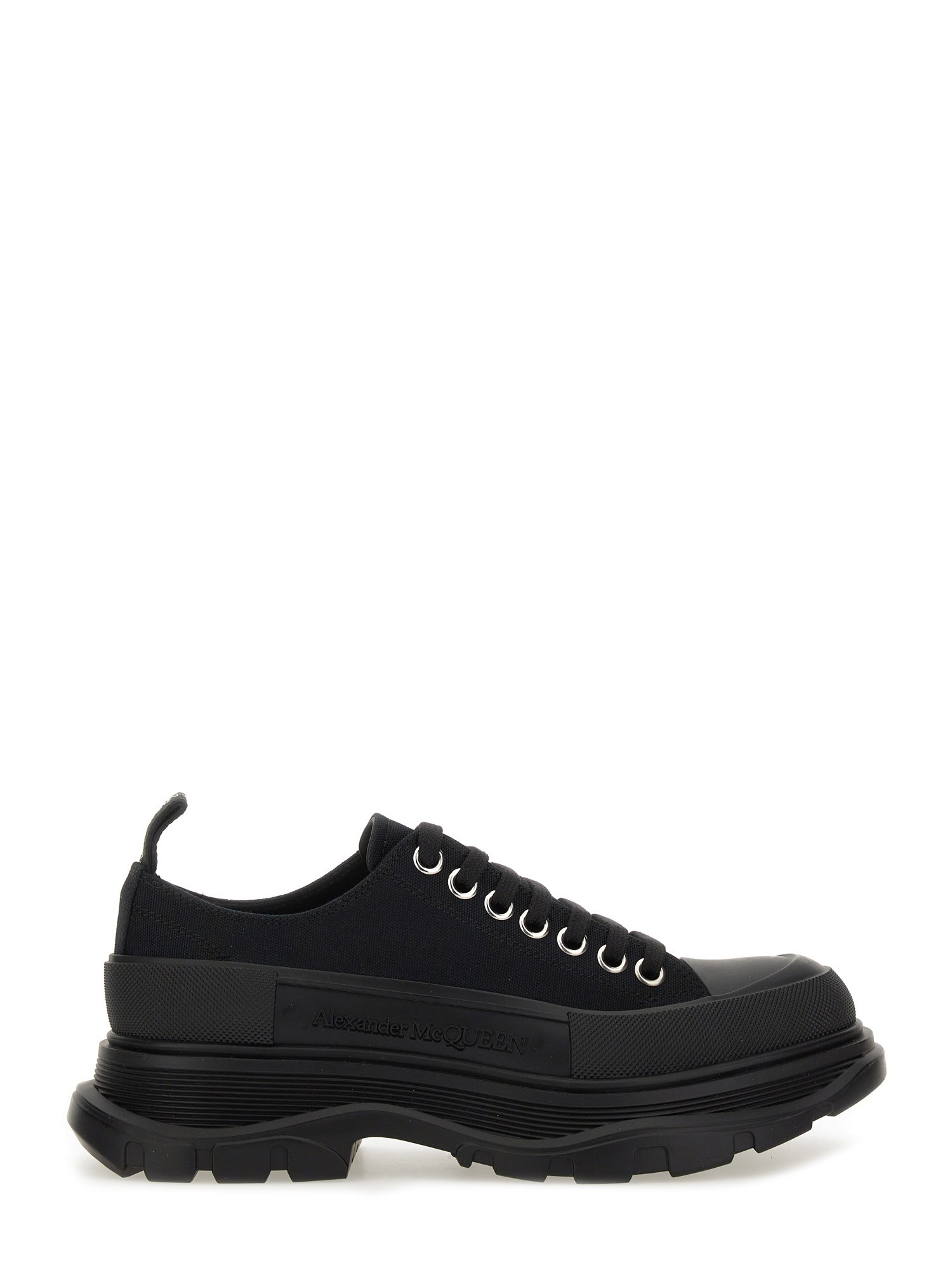 Alexander Mcqueen Tread Slick Sneakers In Black
