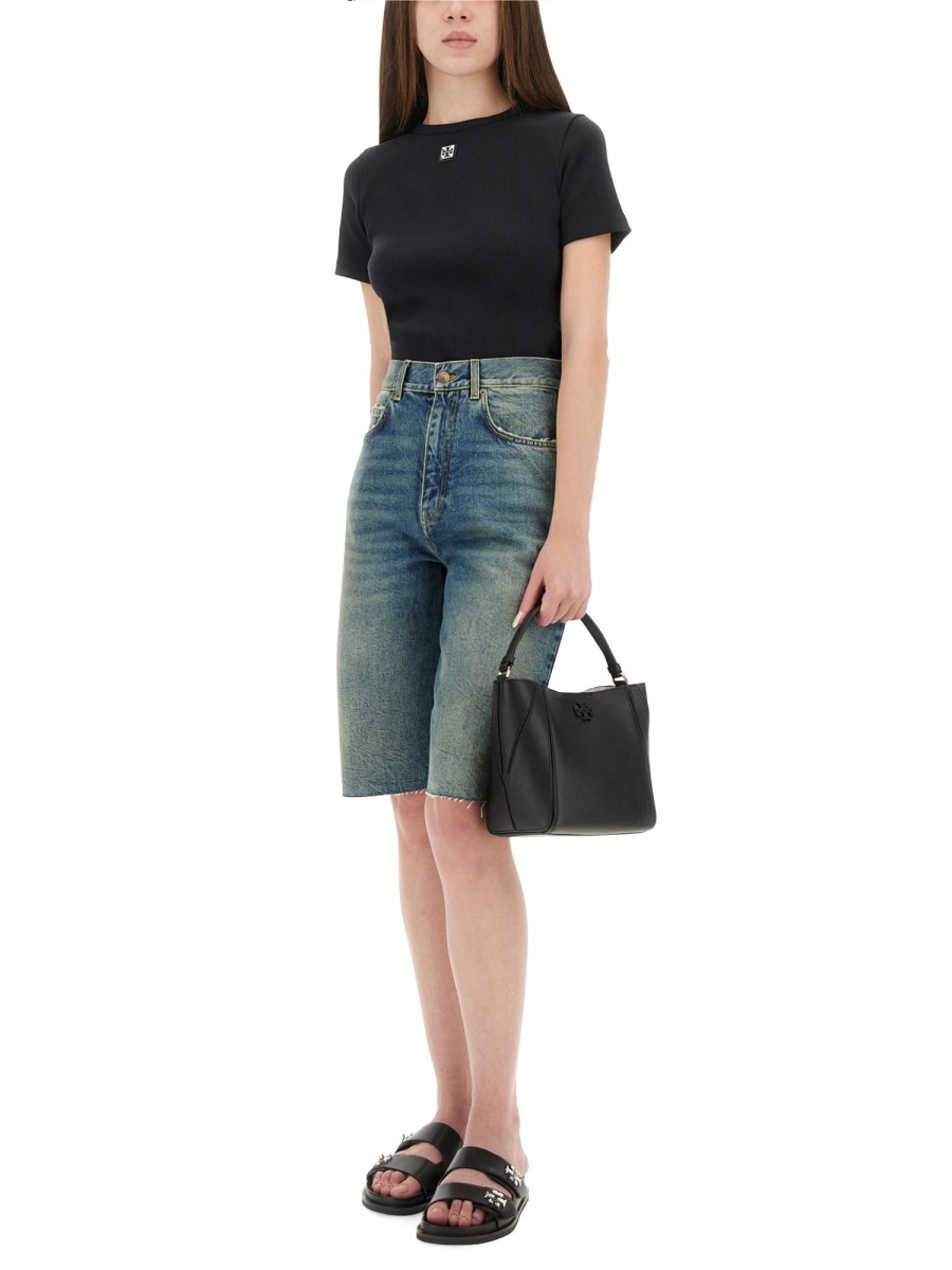 T-SHIRT IN COTONE A COSTINE