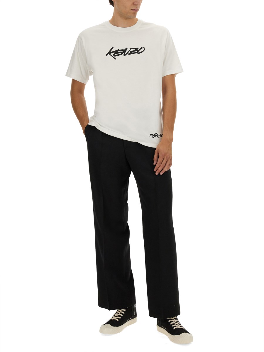 T-SHIRT CON STAMPA KENZO FUTURA