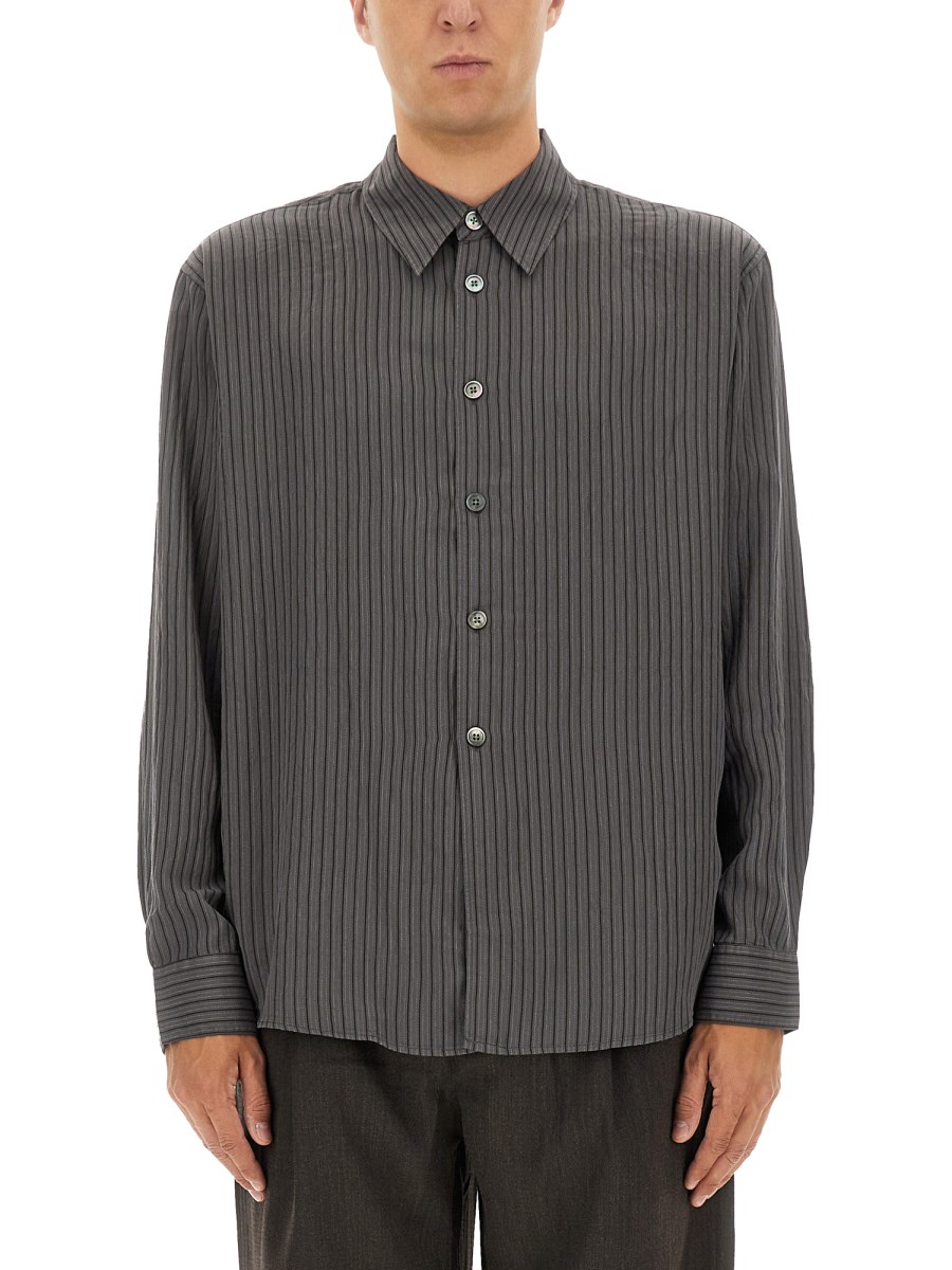 CAMICIA A RIGHE A CONTRASTO