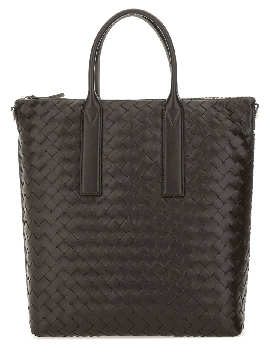 BORSA TOTE INTRECCIATA NORTH-SOUTH