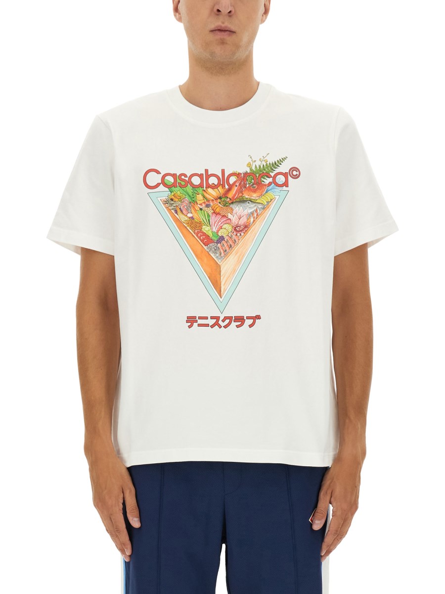 T-SHIRT A STAMPA CON LOGO