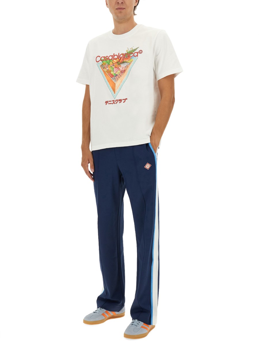 T-SHIRT A STAMPA CON LOGO