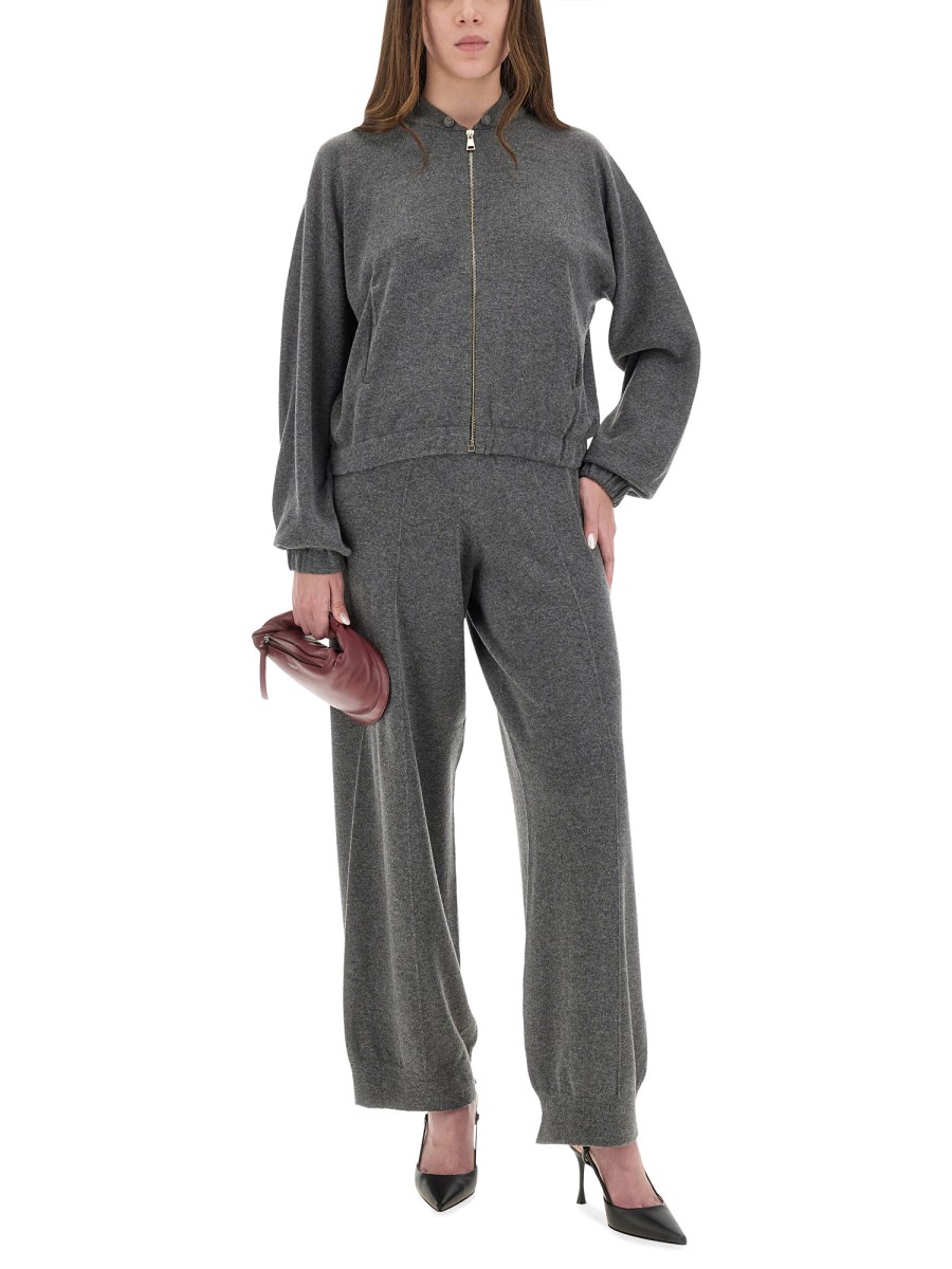 FELPA IN LANA, SETA E CASHMERE