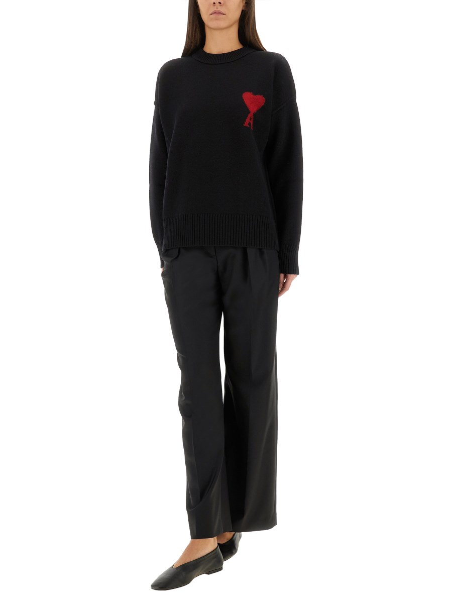 MAGLIA IN LANA CON LOGO