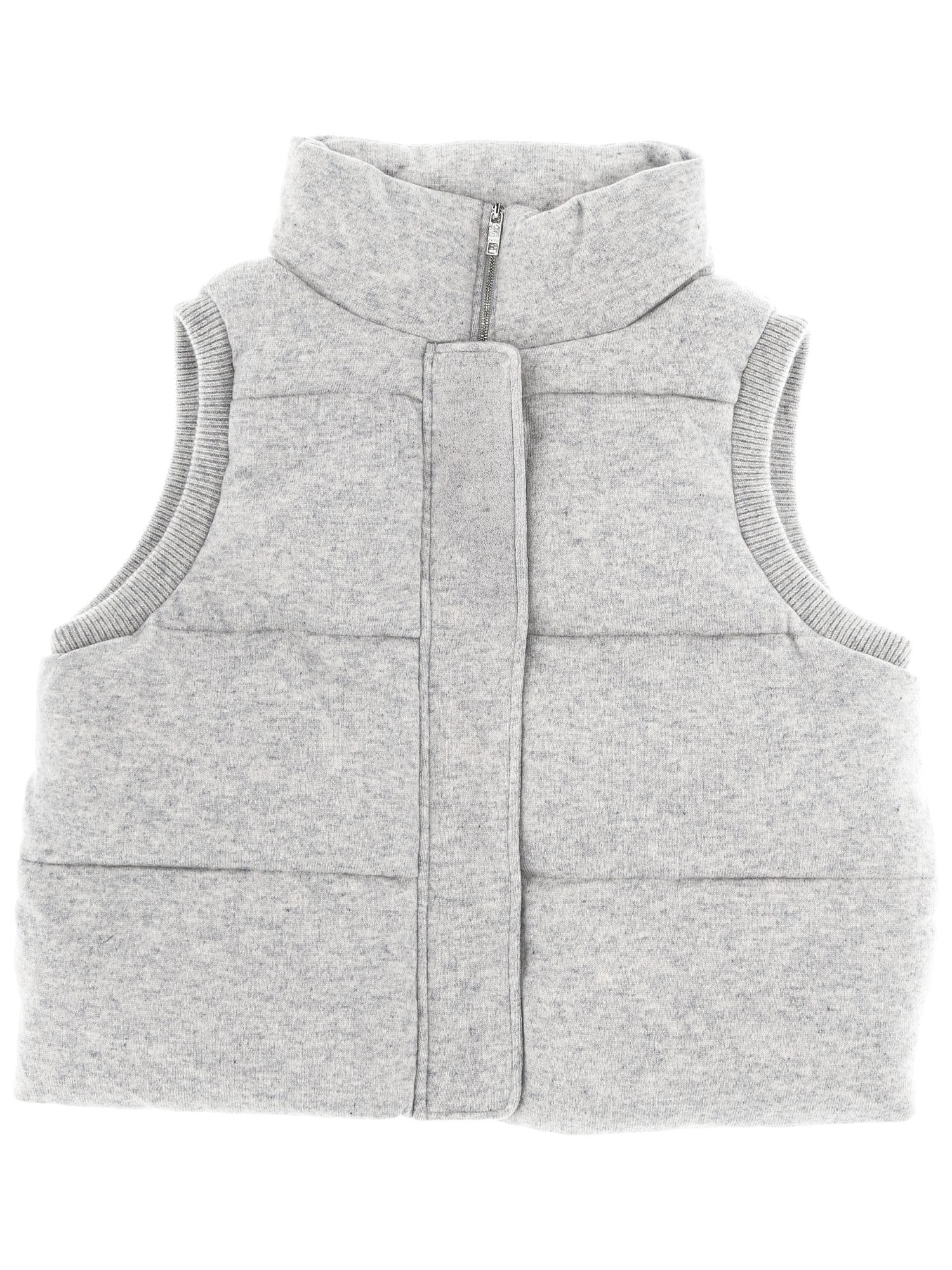 Hugo Boss "focrina" Padded Vest In Gray