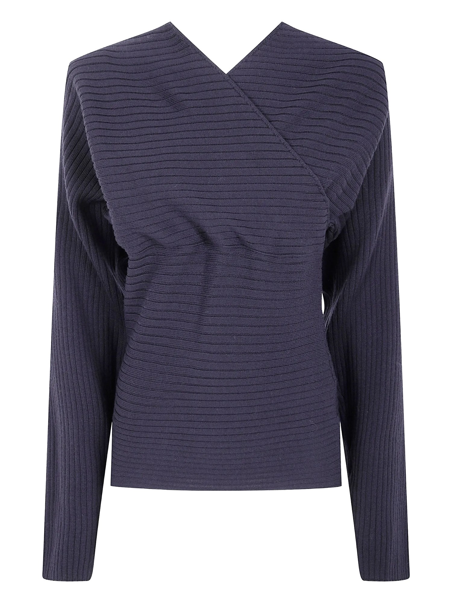 Paloma Wool Grey Merino Wool Sweater In Purple