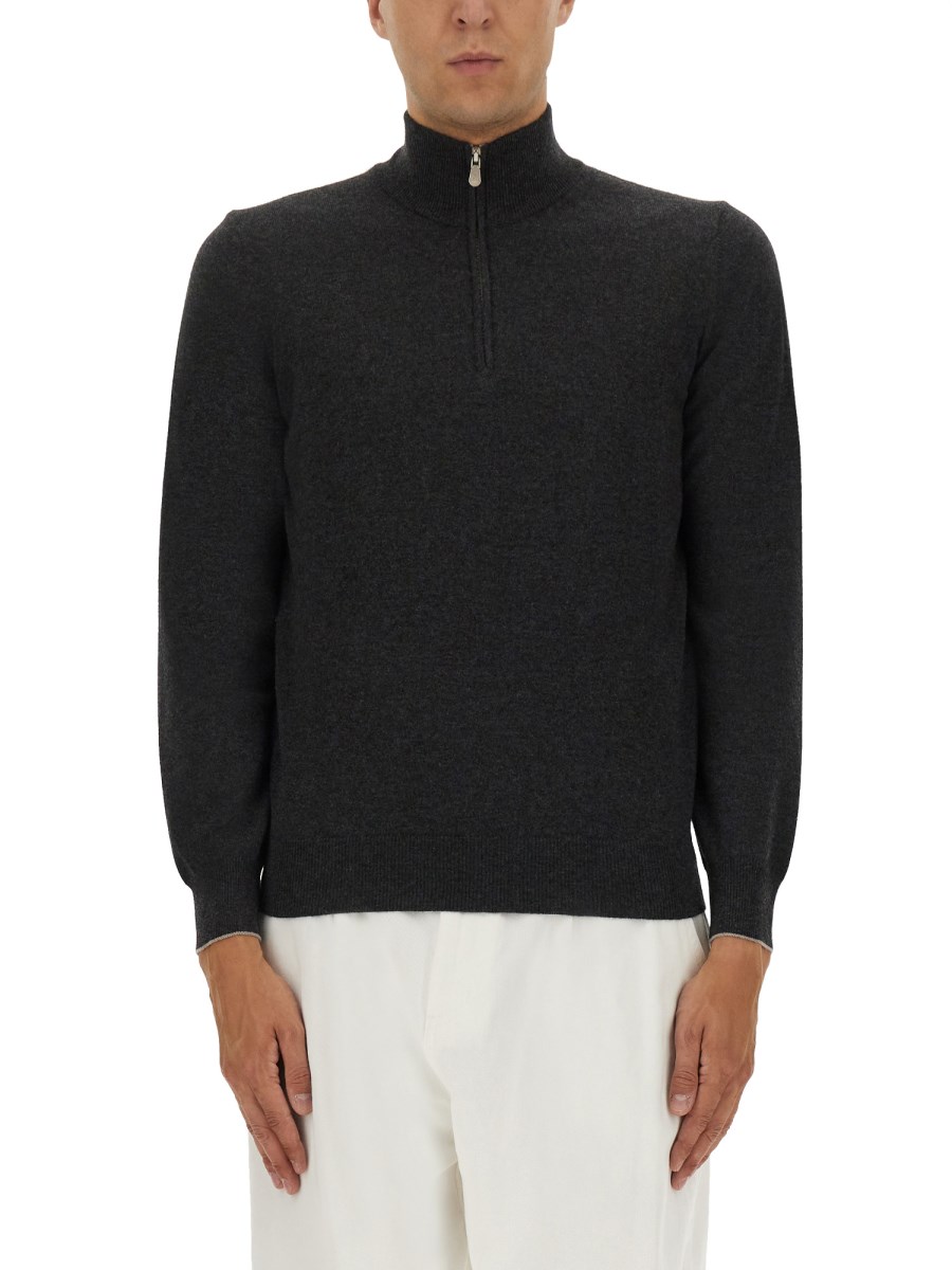 MAGLIA A COLLO ALTO IN CASHMERE 