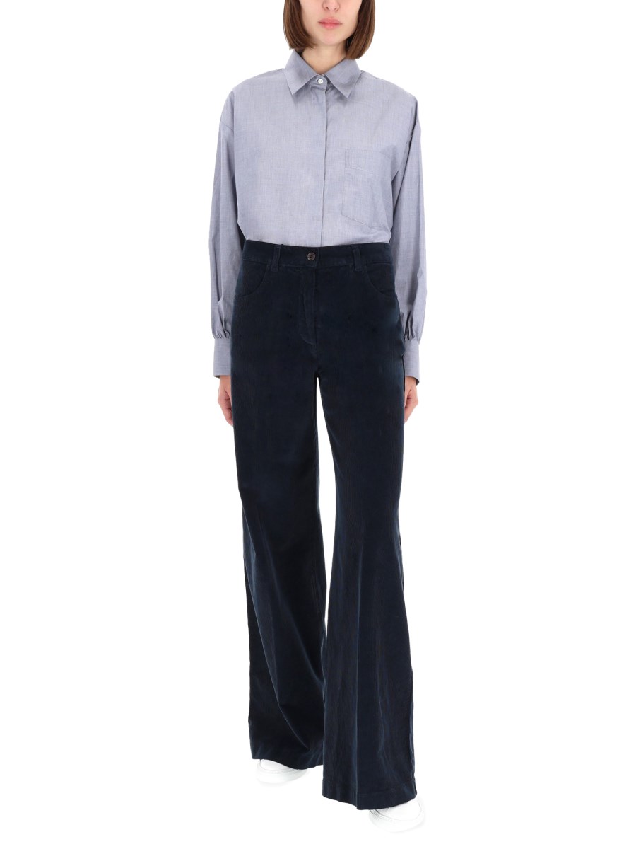 CAMICIA CON COLLETTO ALTO