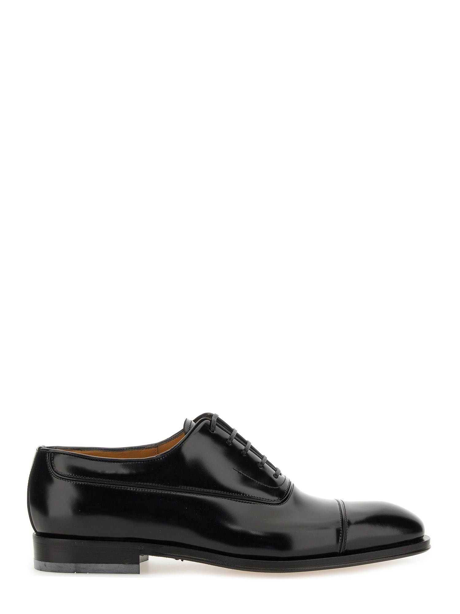 Ferragamo Oxford Lace-up In Black