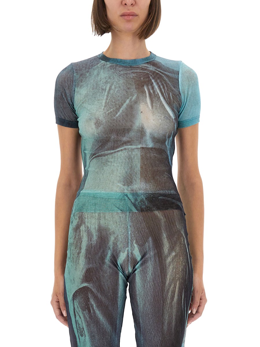 T-SHIRT IN MESH WATER