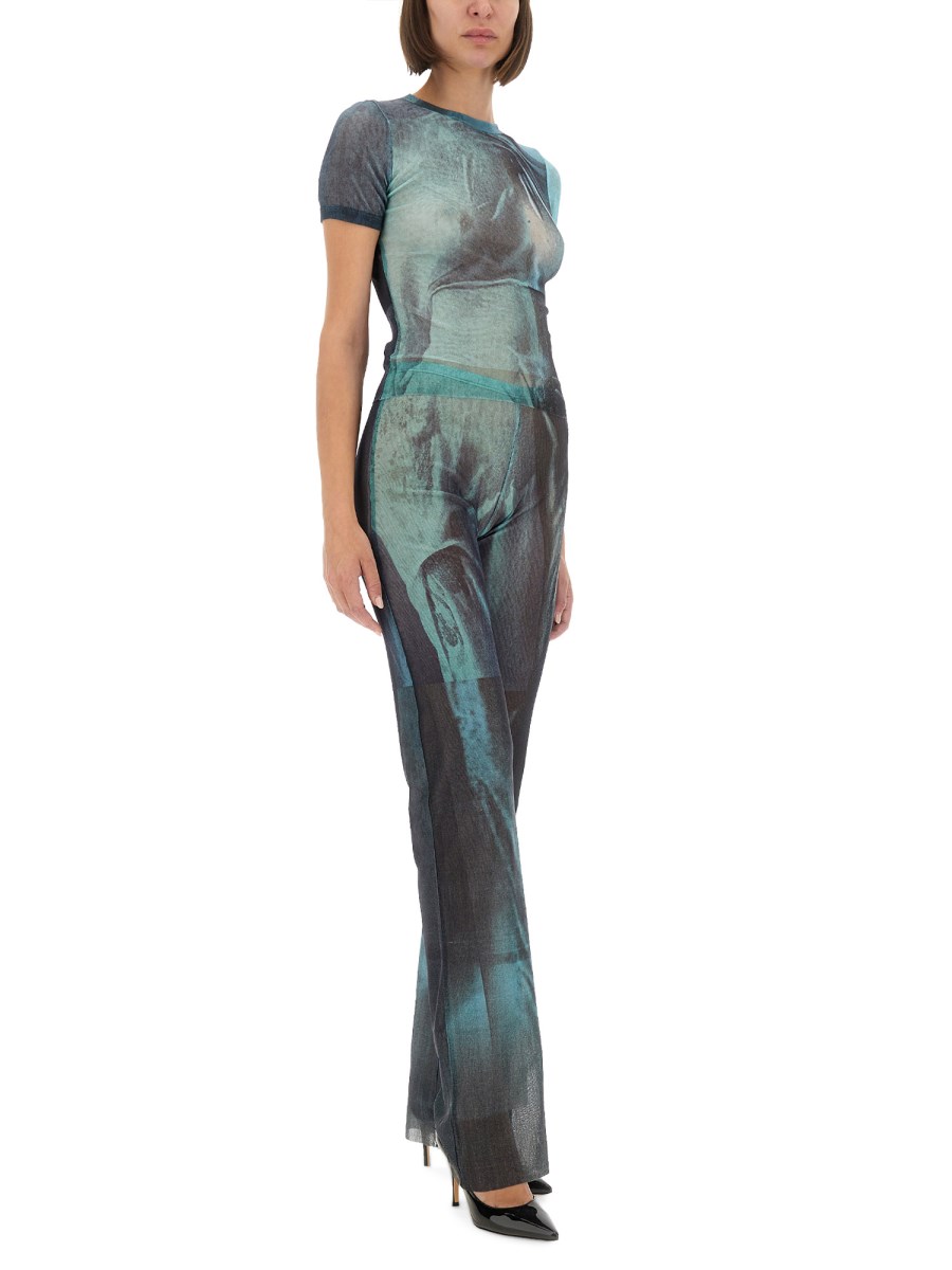 T-SHIRT IN MESH WATER