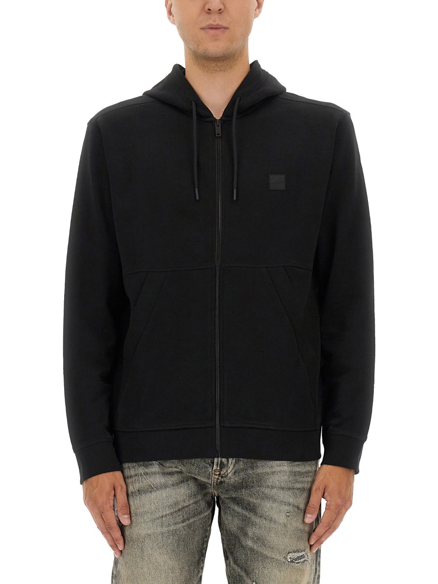 FELPA IN COTONE CON LOGO
